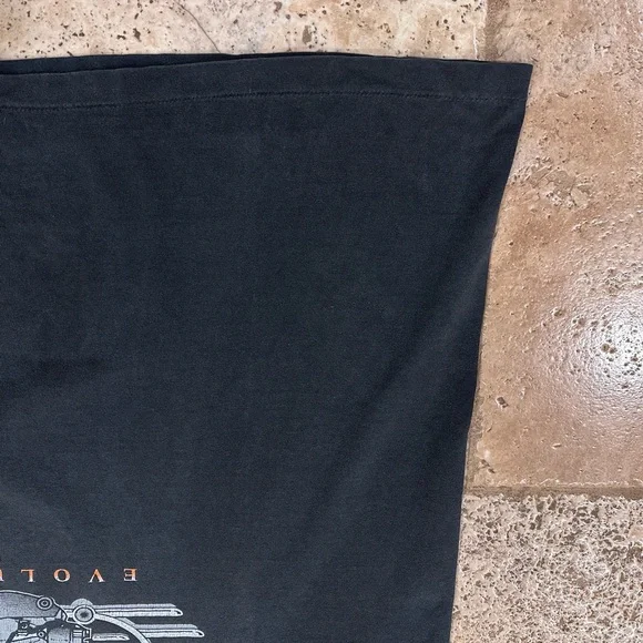 Vintage Harley Davidson 1995 Evolution Yokosuka, Japan Faded Tee